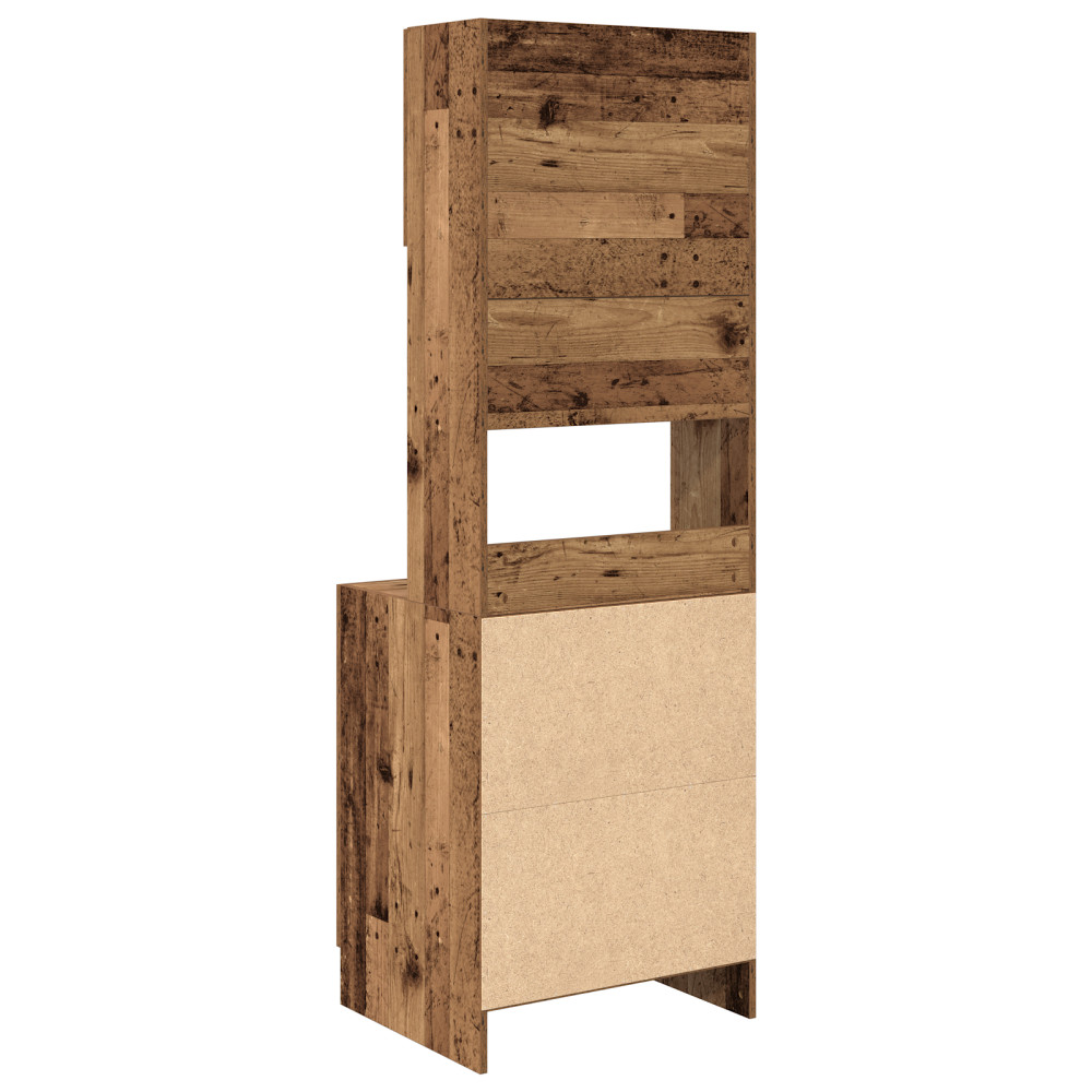 Produktbild för Köksbuffé Gammalt trä 60 x 50 x 180 cm