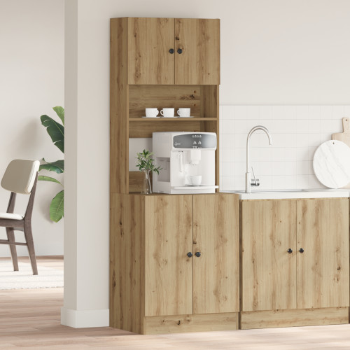 vidaXL Köksbuffé Artisan Ek 60 x 50 x 180 cm