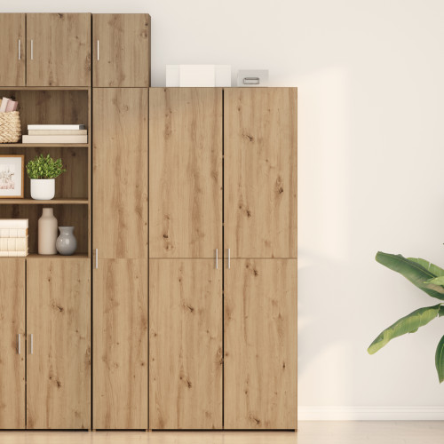 vidaXL Skåp 2 pcs Artisan Ek 80 x 42 x 185 cm