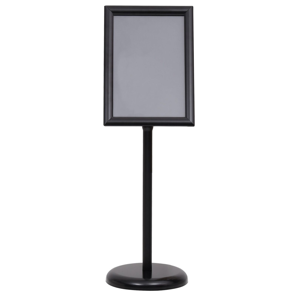 Produktbild för Affischställningar 2 pcs Svart 45 x 32,7 x 108 cm Aluminium