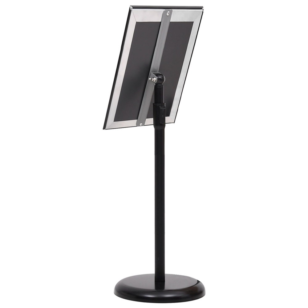 Produktbild för Affischställningar 2 pcs Svart 45 x 32,7 x 108 cm Aluminium