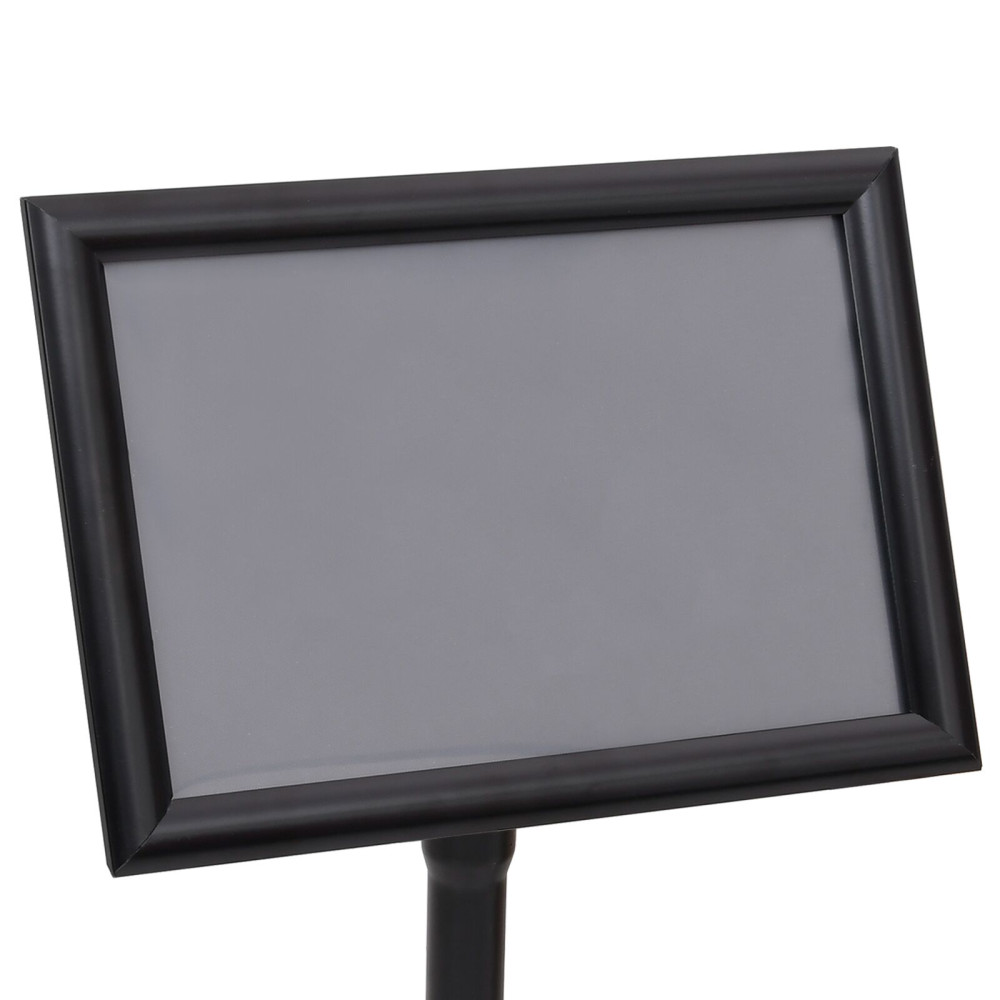 Produktbild för Affischställningar 2 pcs Svart 45 x 32,7 x 108 cm Aluminium