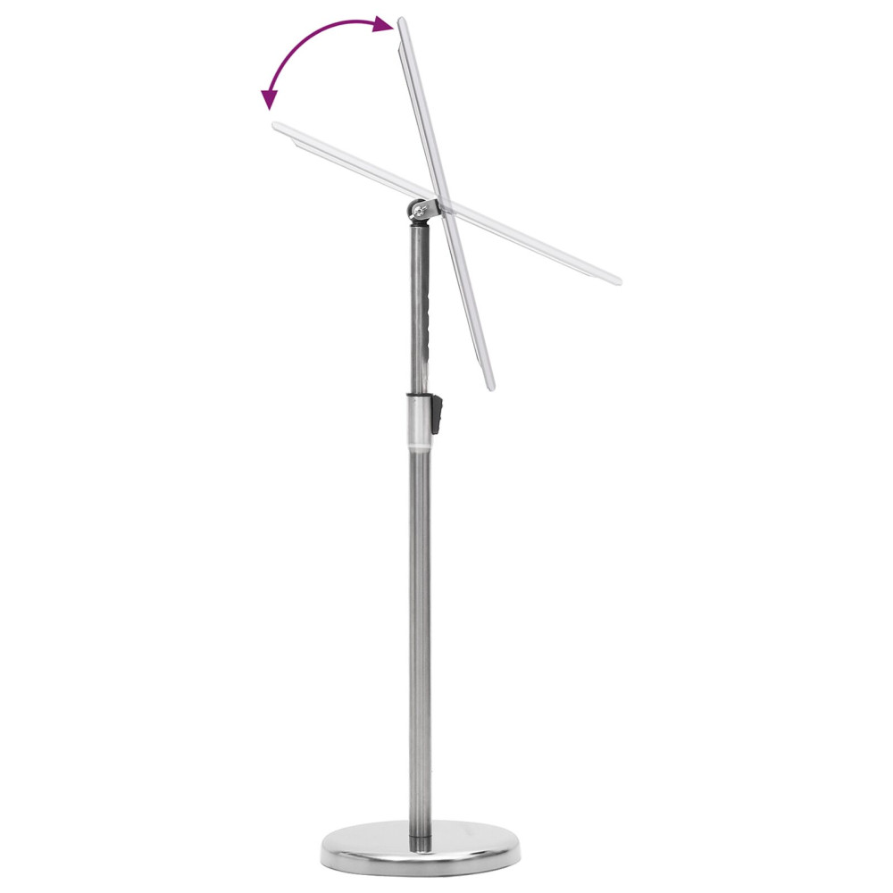 Produktbild för Affischställningar 2 pcs Silver 45 x 32,7 x 108 cm Aluminium