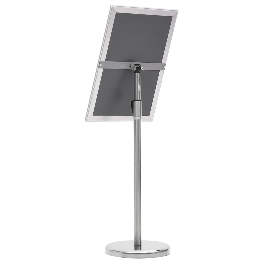 Produktbild för Affischställningar 2 pcs Silver 45 x 32,7 x 108 cm Aluminium