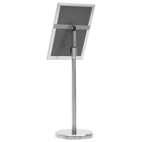 Produktbild för Affischställningar 2 pcs Silver 32.7 x 24 x 108 cm Aluminium