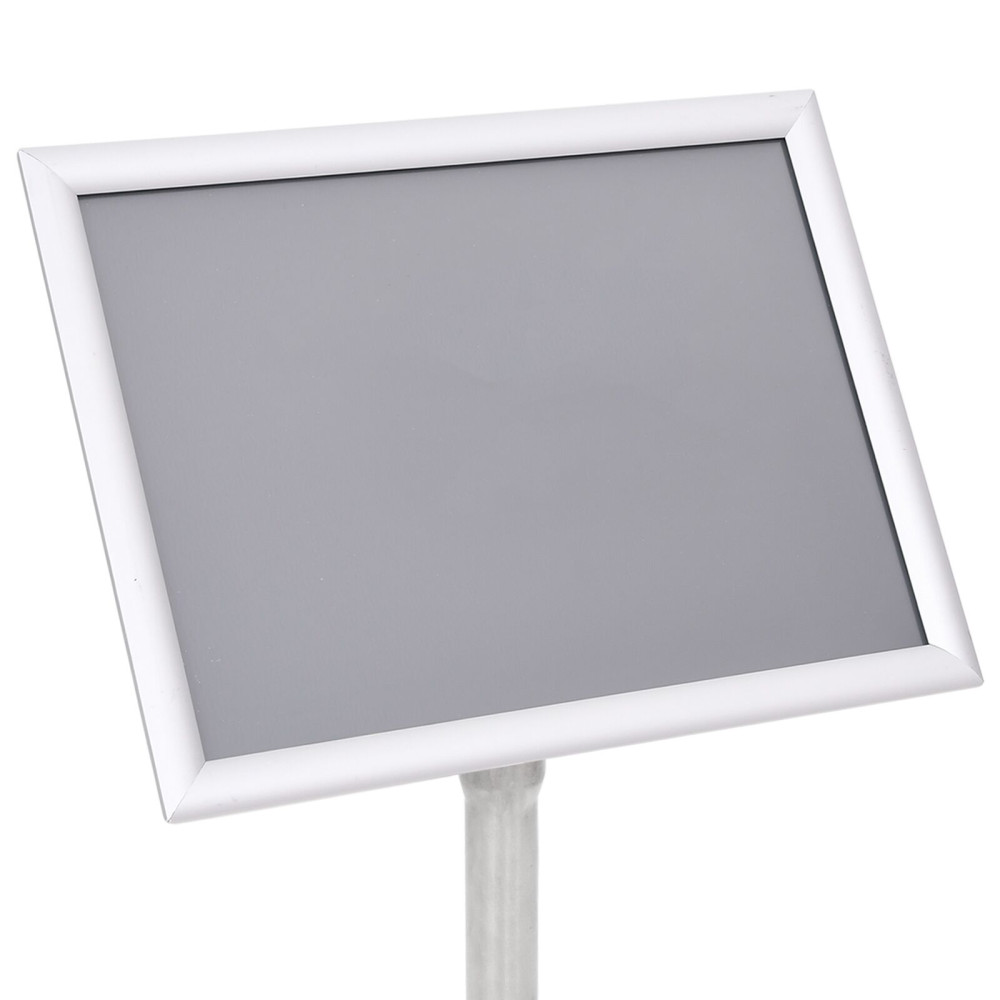 Produktbild för Affischställningar 2 pcs Silver 32.7 x 24 x 108 cm Aluminium