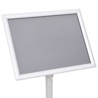 Produktbild för Affischställningar 2 pcs Silver 32.7 x 24 x 108 cm Aluminium