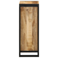 Produktbild för Nattduksbord med hylla Brun 40 x 30 x 80 cm Massivt Mangoträ