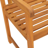 Produktbild för Utomhusbänk Naturlig 150 x 56 x 90 cm Massivt Akaciaträ