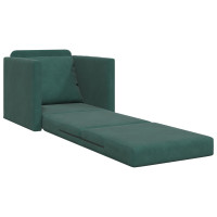 Produktbild för Soffsäng Mörkgrön 74 x 77 x 81 cm Sammet
