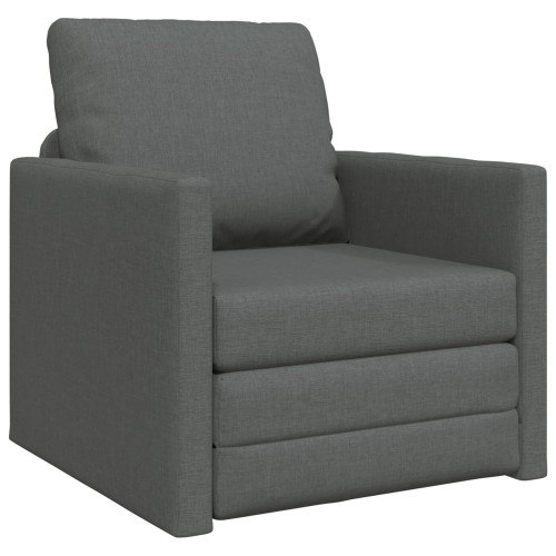 vidaXL Soffsäng 60cm Mörkgrå tyg