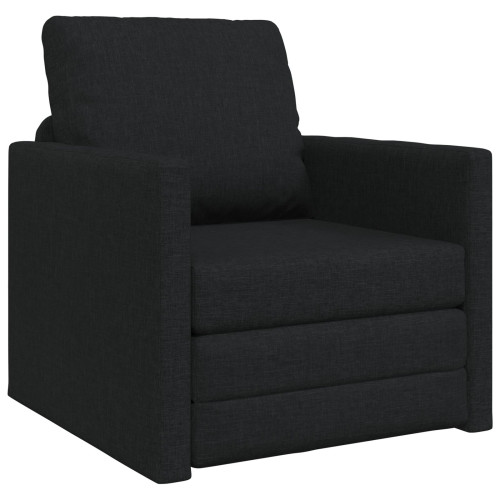 vidaXL Soffsäng Svart 74 x 77 x 81 cm tyg