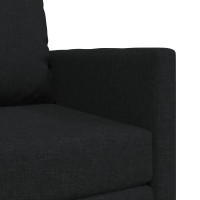 Produktbild för Soffsäng Svart 74 x 77 x 81 cm tyg