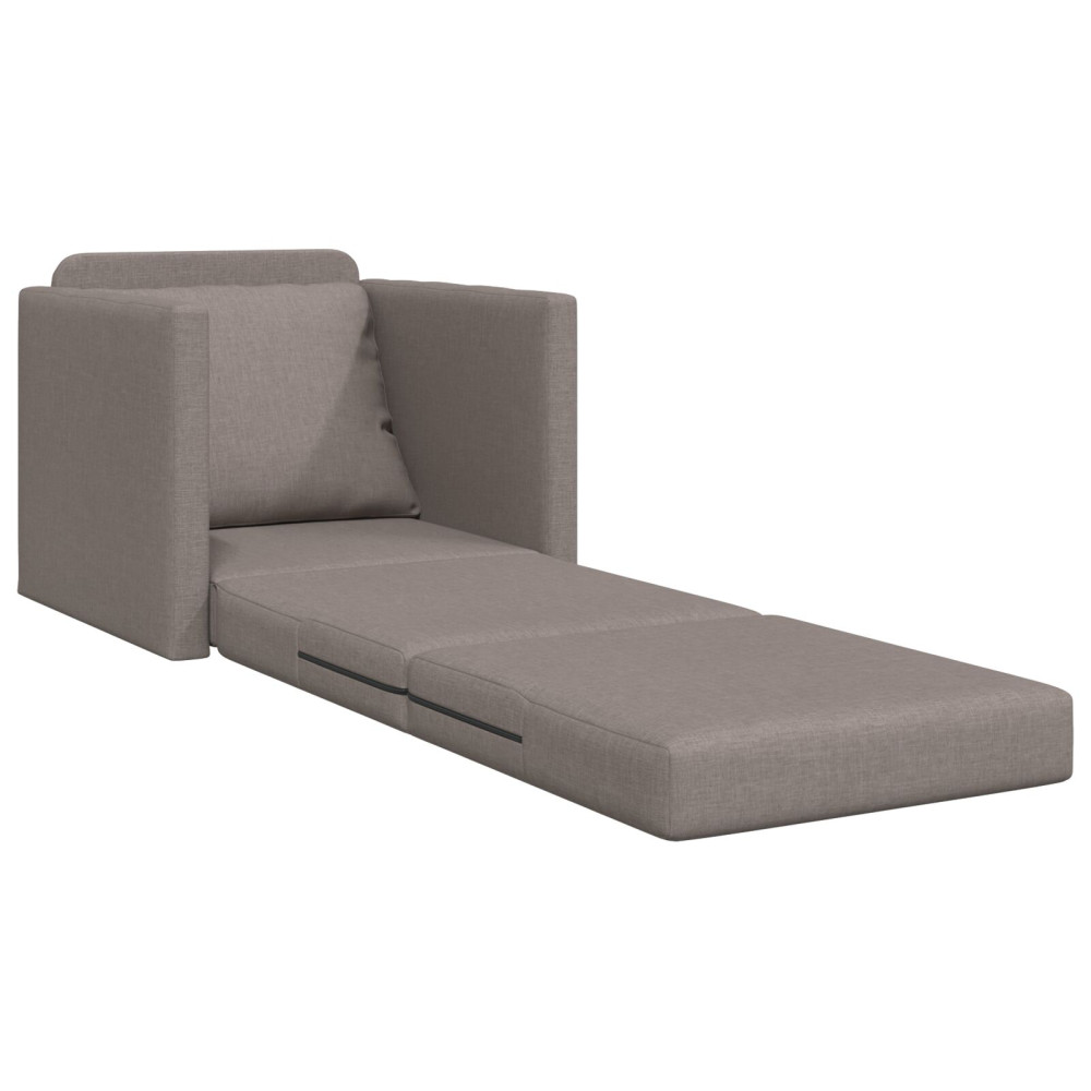 Produktbild för Soffsäng Taupe 74 x 77 x 81 cm tyg
