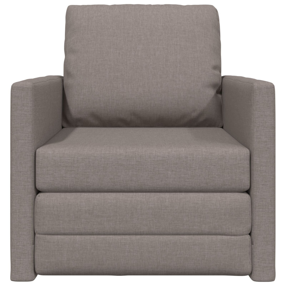 Produktbild för Soffsäng Taupe 74 x 77 x 81 cm tyg