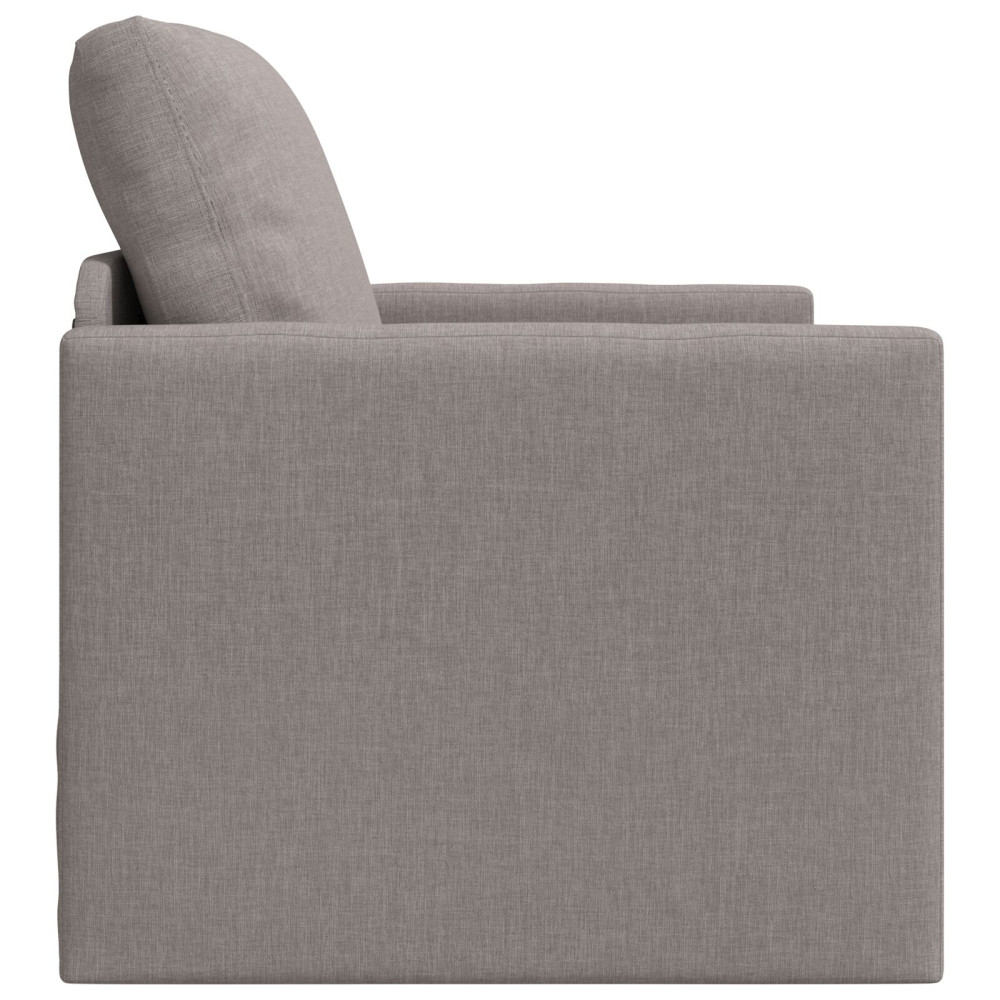 Produktbild för Soffsäng Taupe 74 x 77 x 81 cm tyg