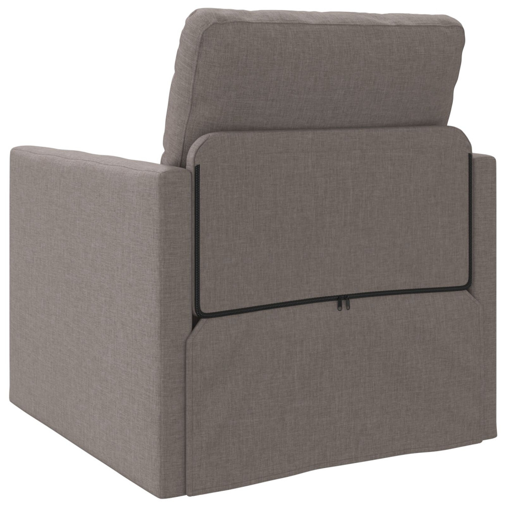 Produktbild för Soffsäng Taupe 74 x 77 x 81 cm tyg