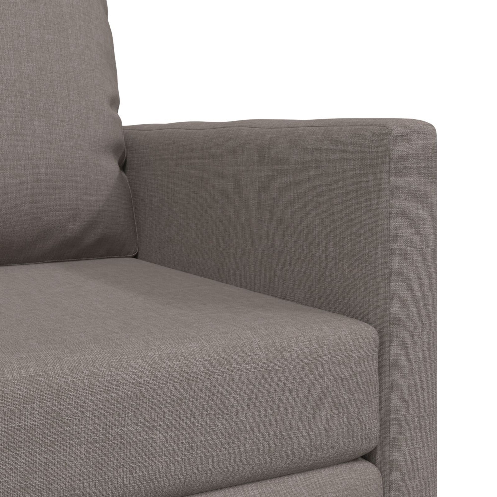 Produktbild för Soffsäng Taupe 74 x 77 x 81 cm tyg