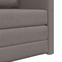 Produktbild för Soffsäng Taupe 74 x 77 x 81 cm tyg