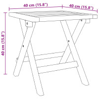 Produktbild för Solsäng 3 pcs Brun Massivt Akaciaträ
