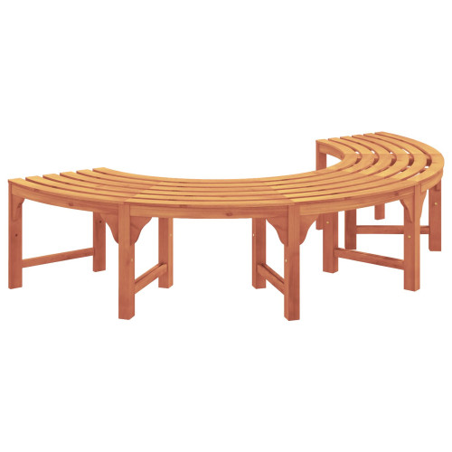 vidaXL Trädbänk 4-Antal sittplatser 210 x 80 x 45 cm