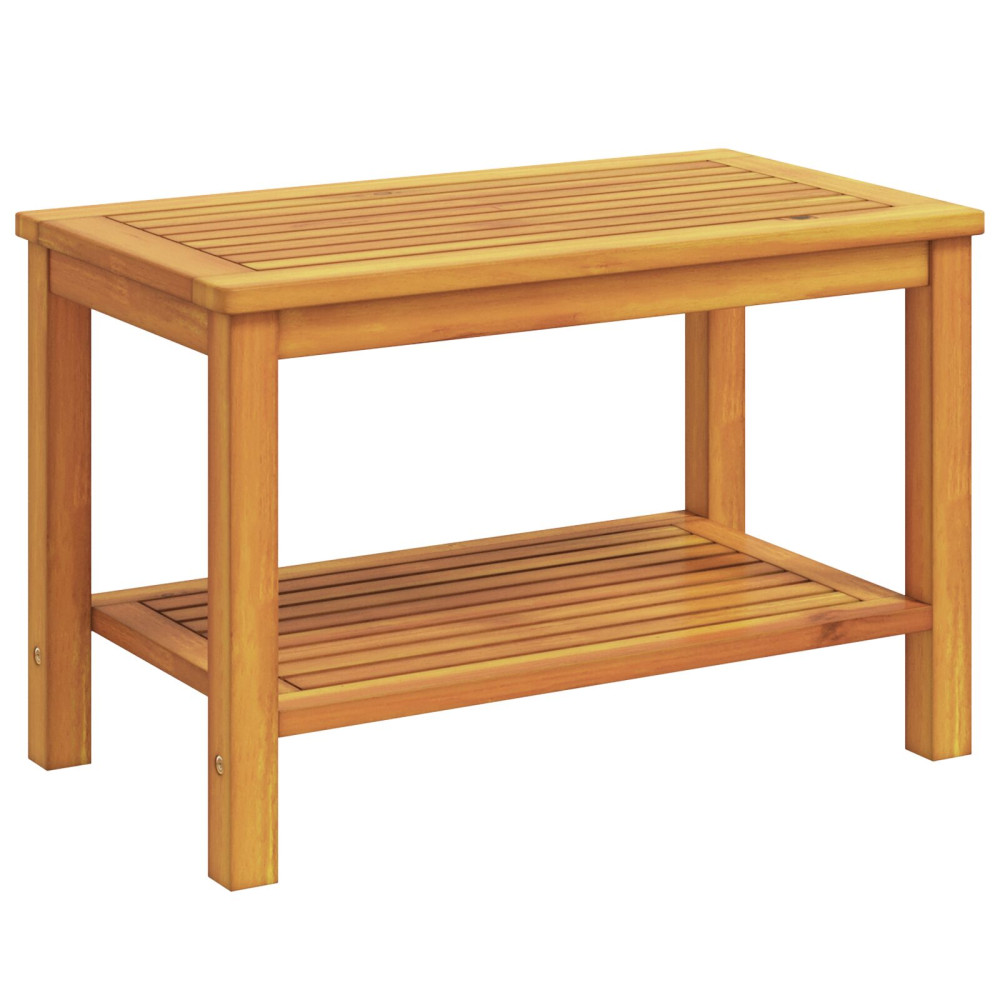 Produktbild för Sidobord Olivenatur 70 x 40 x 45 cm Massivt Akaciaträ