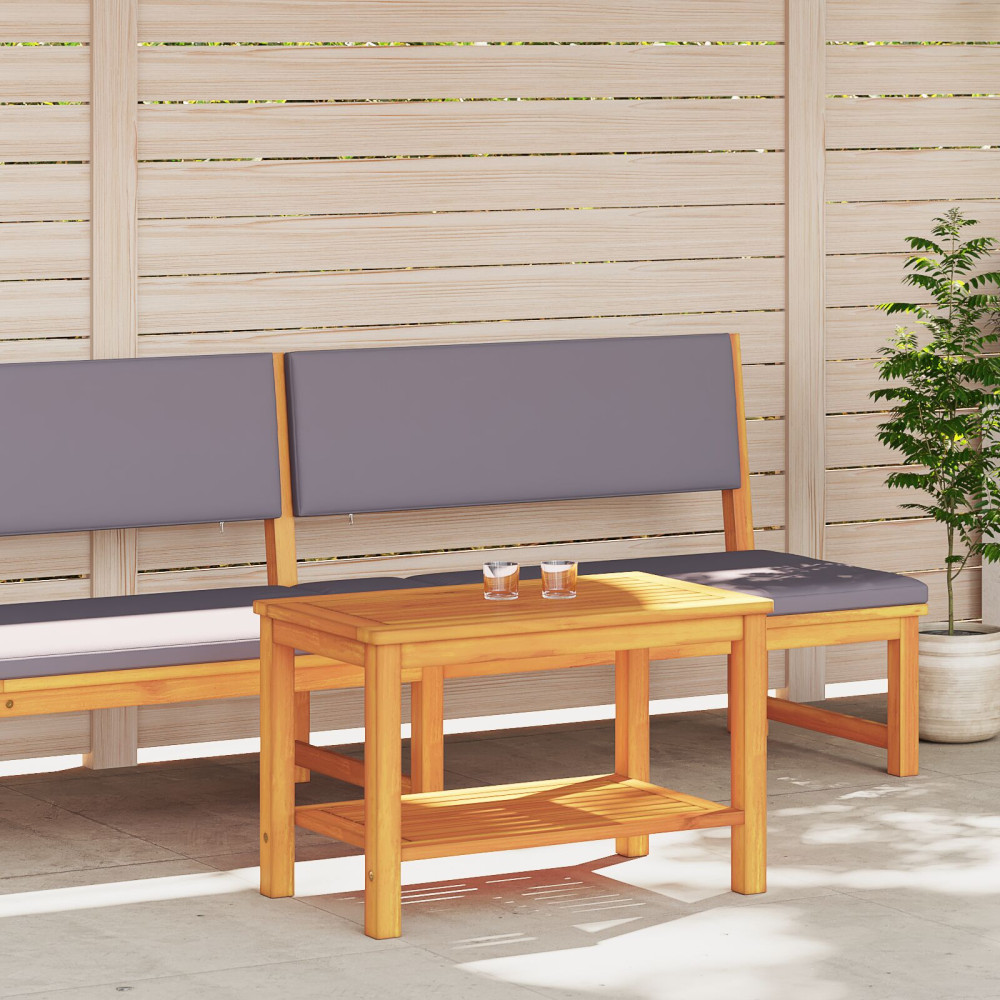 Produktbild för Sidobord Olivenatur 70 x 40 x 45 cm Massivt Akaciaträ
