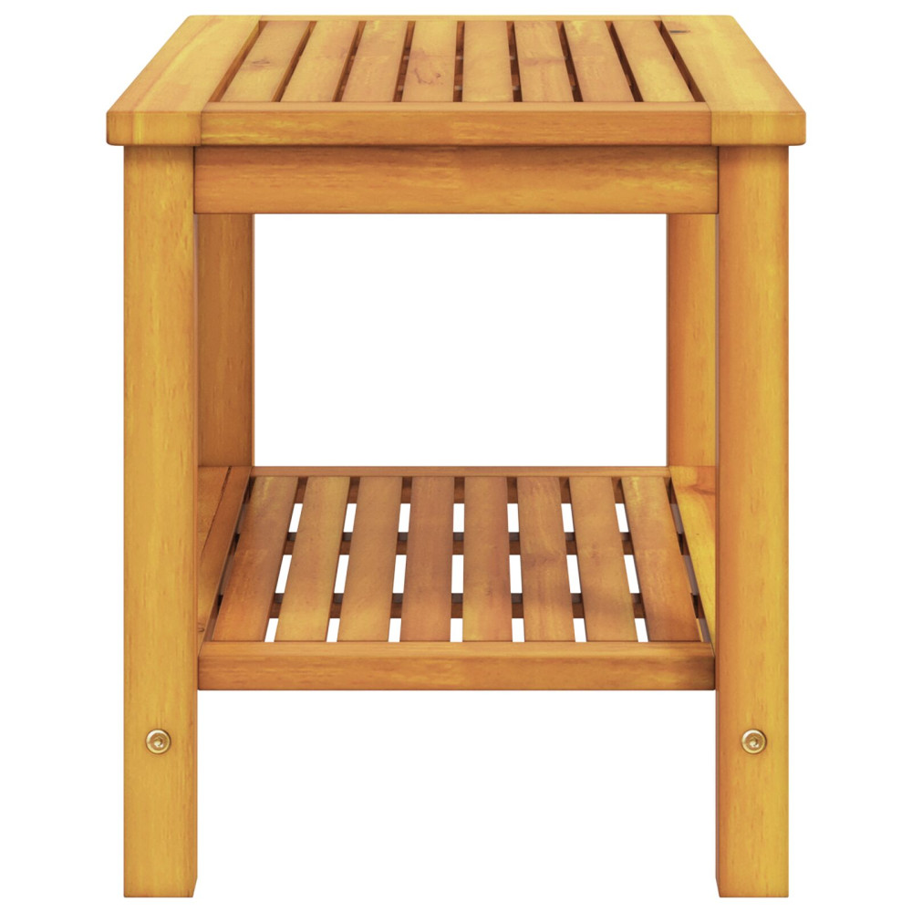 Produktbild för Sidobord Olivenatur 70 x 40 x 45 cm Massivt Akaciaträ
