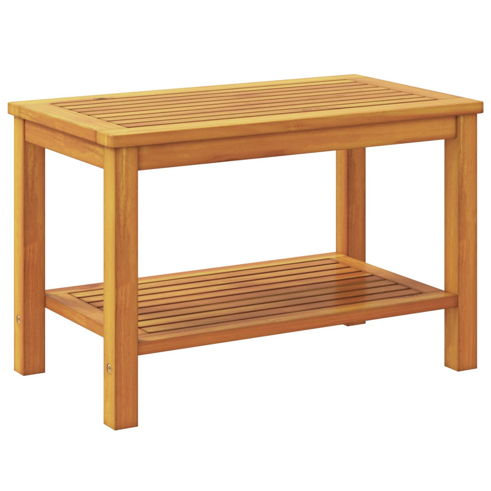 Produktbild för Sidobord Olivenatur 70 x 40 x 45 cm Massivt Akaciaträ