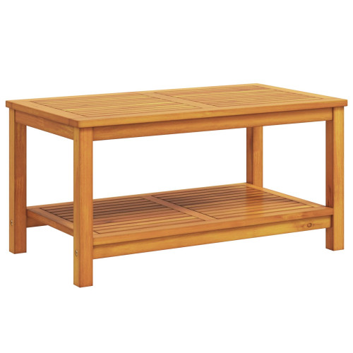 vidaXL Sidobord Olivenatur 90 x 50 x 45 cm Massivt Akaciaträ