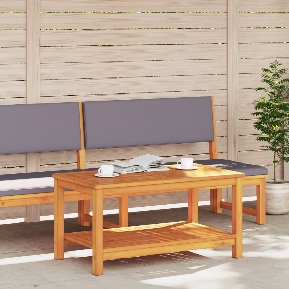 Produktbild för Sidobord Olivenatur 90 x 50 x 45 cm Massivt Akaciaträ