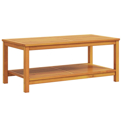 vidaXL Sidobord Olivenatur 110 x 55 x 45 cm Massivt Akaciaträ