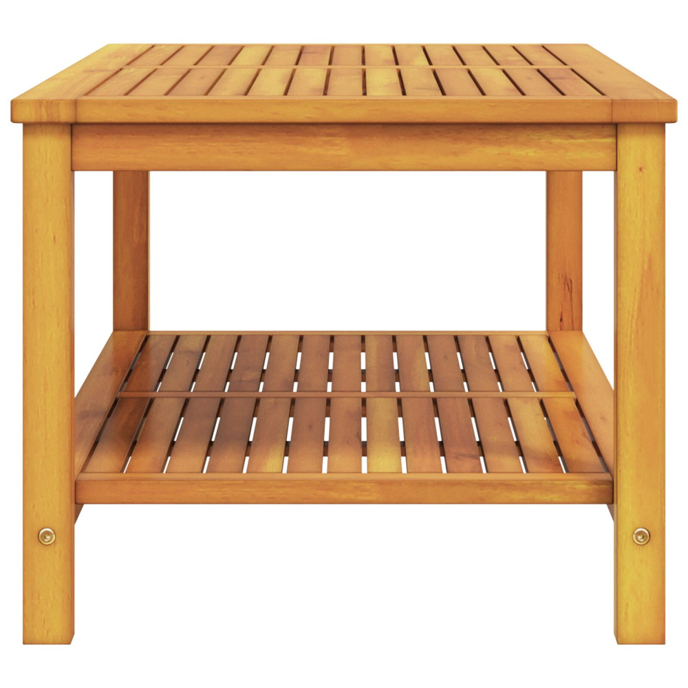 Produktbild för Sidobord Olivenatur 110 x 55 x 45 cm Massivt Akaciaträ