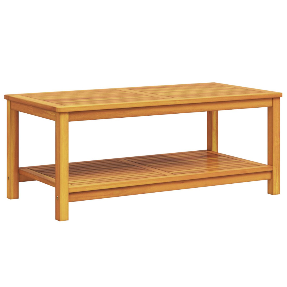 Produktbild för Sidobord Olivenatur 110 x 55 x 45 cm Massivt Akaciaträ