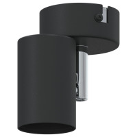 Produktbild för Takspotlight med strålkastare Svart 6,5 x 6 x 11,5 cm Metall