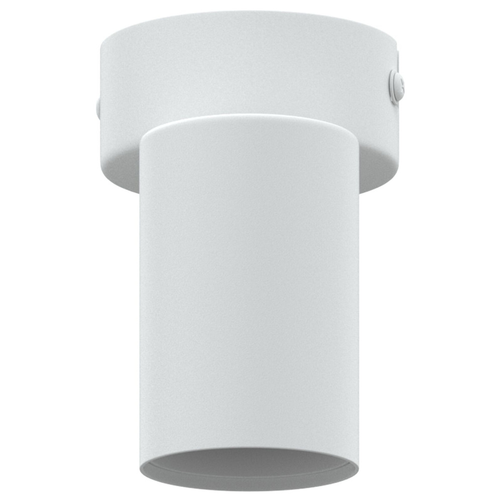 Produktbild för Takspotlight med strålkastare Vit 6,5 x 6 x 11,5 cm Metall