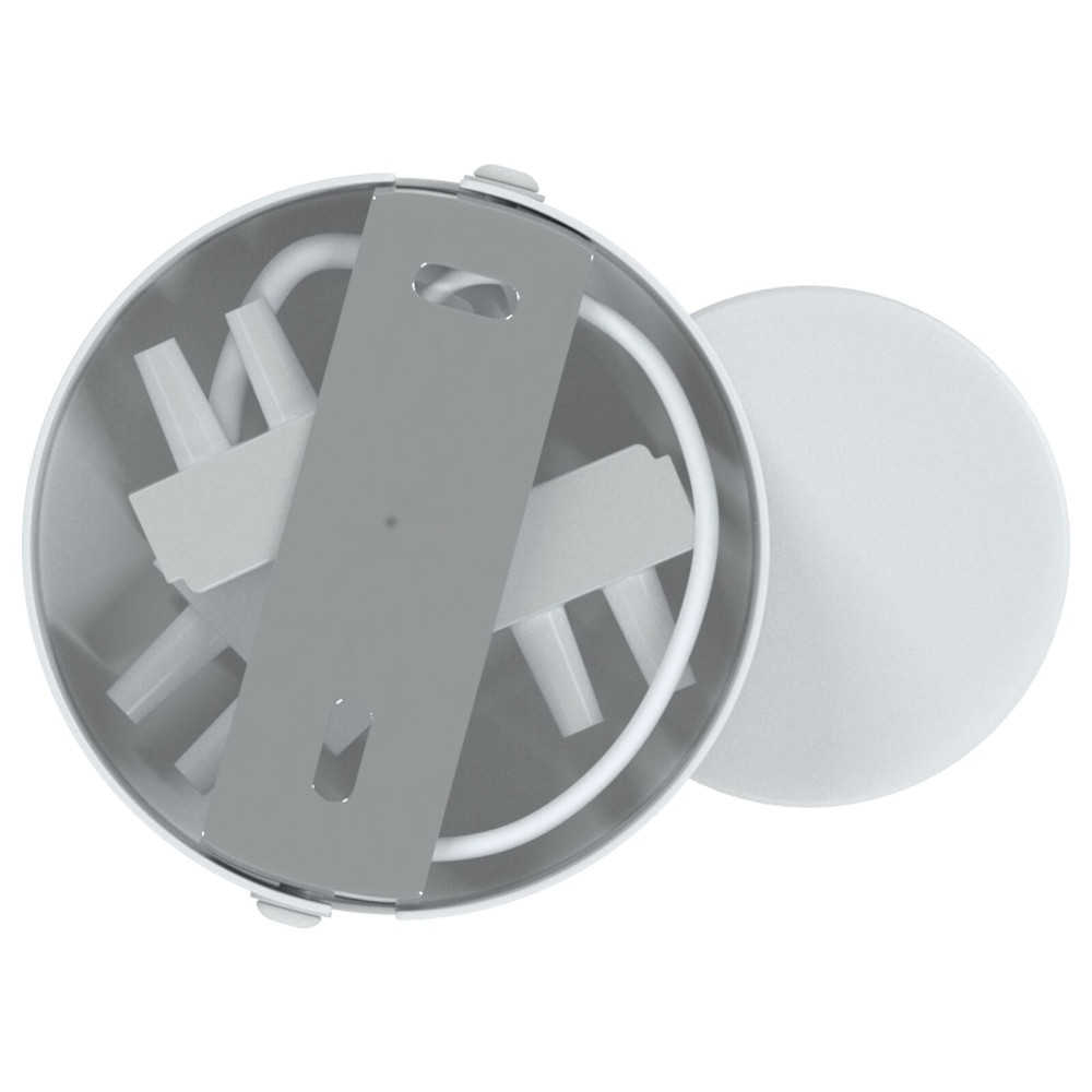 Produktbild för Takspotlight med strålkastare Vit 6,5 x 6 x 11,5 cm Metall