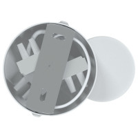 Produktbild för Takspotlight med strålkastare Vit 6,5 x 6 x 11,5 cm Metall