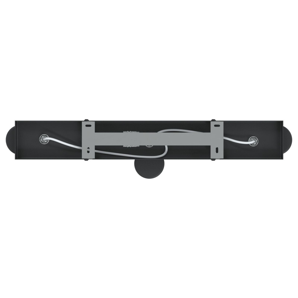 Produktbild för Takspotlight med strålkastare Svart 38 x 6,5 x 11,5 cm Metall
