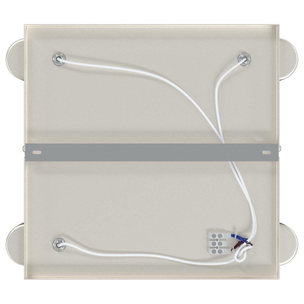 Produktbild för Takspotlight med strålkastare Nickel 26,5 x 26 x 11,5 cm Metall
