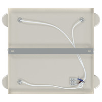 Produktbild för Takspotlight med strålkastare Nickel 26,5 x 26 x 11,5 cm Metall