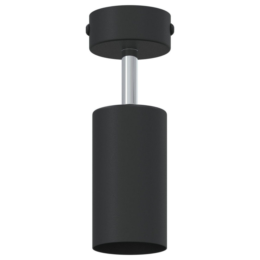 Produktbild för Takspotlight med strålkastare Svart 6 x 6 x 16 cm Metall