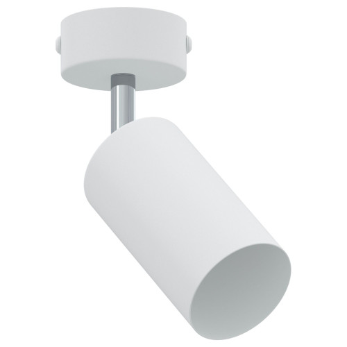 vidaXL Takspotlight med strålkastare Vit 6 x 6 x 16 cm Metall - Spotlights