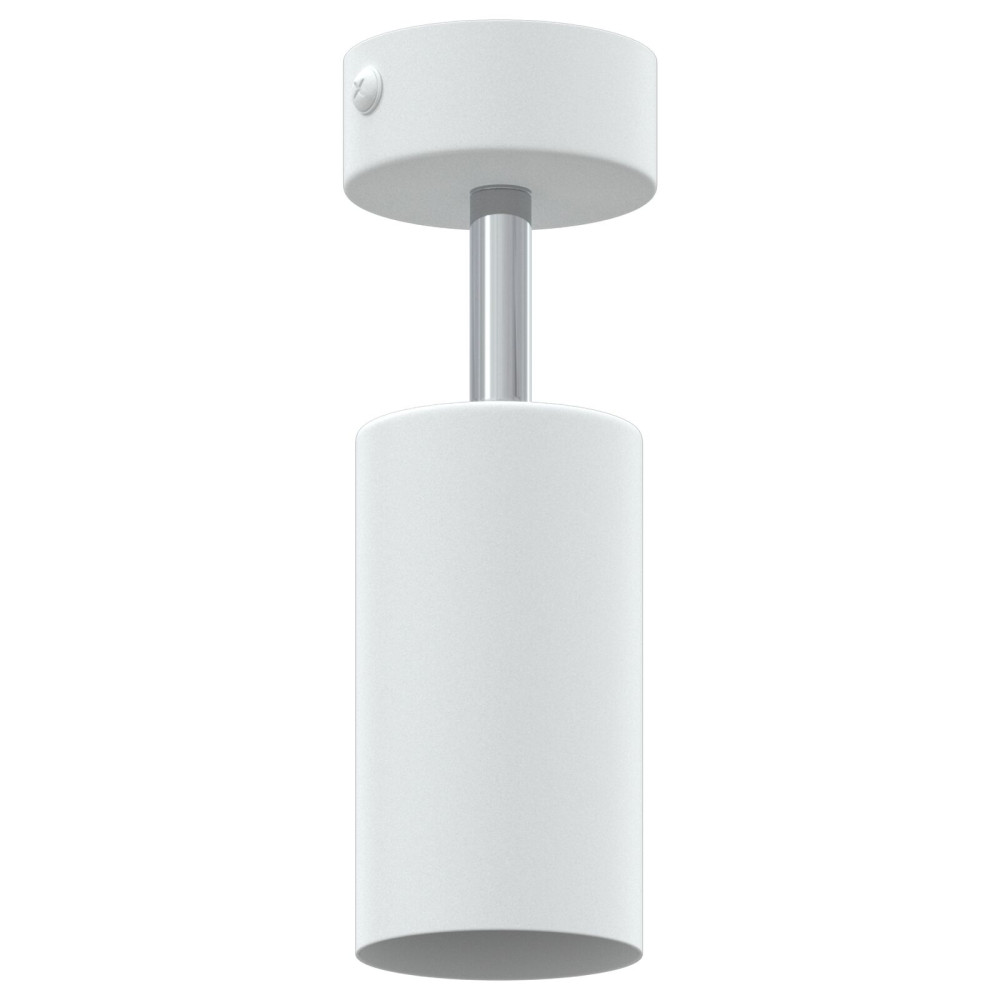 Produktbild för Takspotlight med strålkastare Vit 6 x 6 x 16 cm Metall