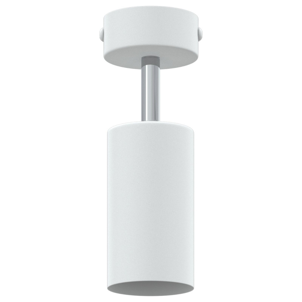 Produktbild för Takspotlight med strålkastare Vit 6 x 6 x 16 cm Metall