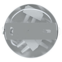 Produktbild för Takspotlight med strålkastare Vit 6 x 6 x 16 cm Metall