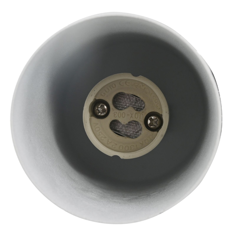 Produktbild för Takspotlight med strålkastare Vit 6 x 6 x 16 cm Metall