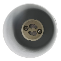 Produktbild för Takspotlight med strålkastare Vit 6 x 6 x 16 cm Metall