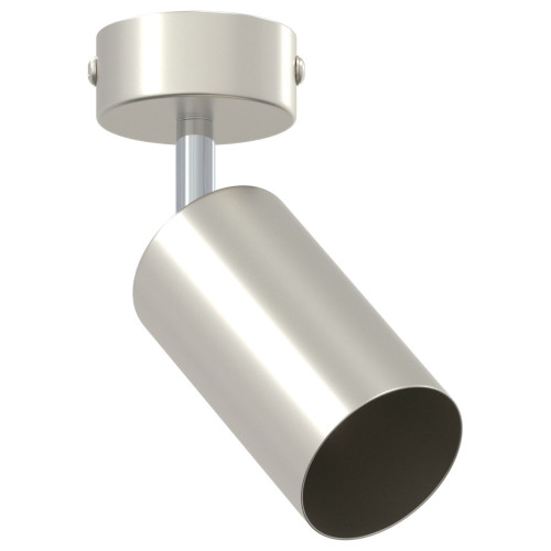 vidaXL Takspotlight med strålkastare Nickel 6 x 6 x 16 cm Metall
