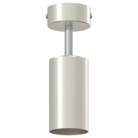 Produktbild för Takspotlight med strålkastare Nickel 6 x 6 x 16 cm Metall